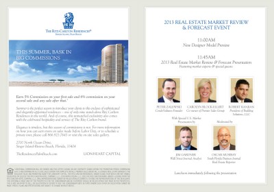 Ritz-Carlton Residences, Singer Island, Palm Beach Forecast Event