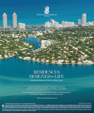The Ritz-Carlton Residences, Miami Beach Ad